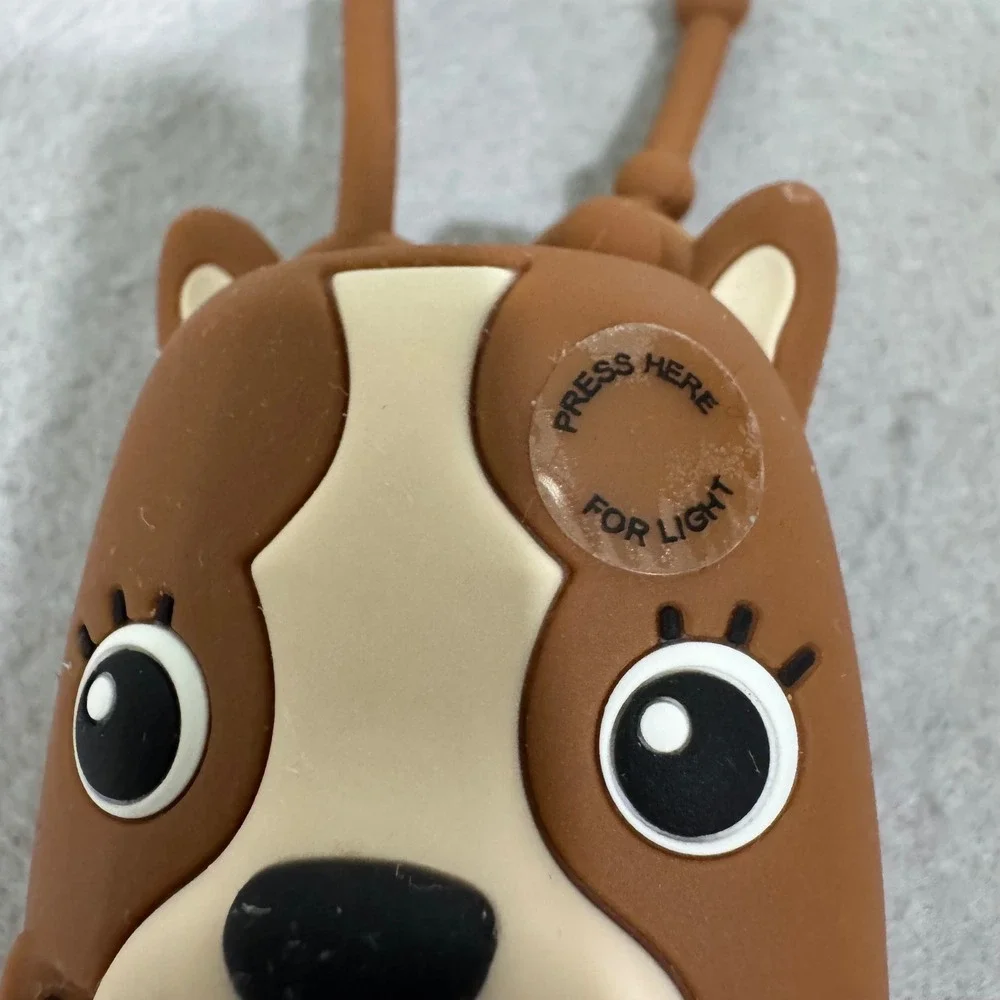 Bath and Body Works PocketBac Holder Brown French Bulldog Light Up Warm Vanilla